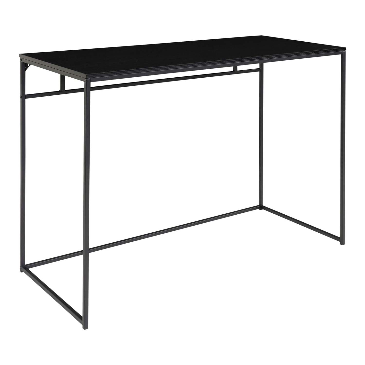 HOUSE NORDIC Vita skrivebord - sort melamin og sort stål (100x45) Sort
