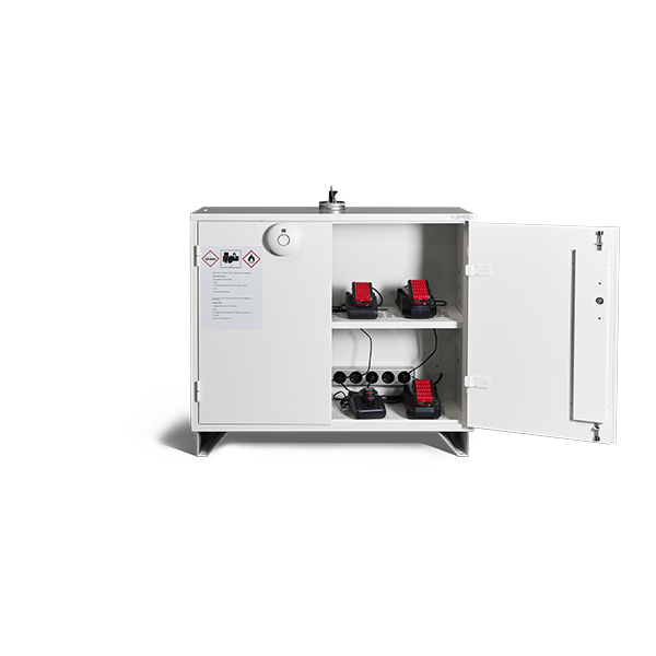 Batteriskab Brandisoleret, 895x1000x320